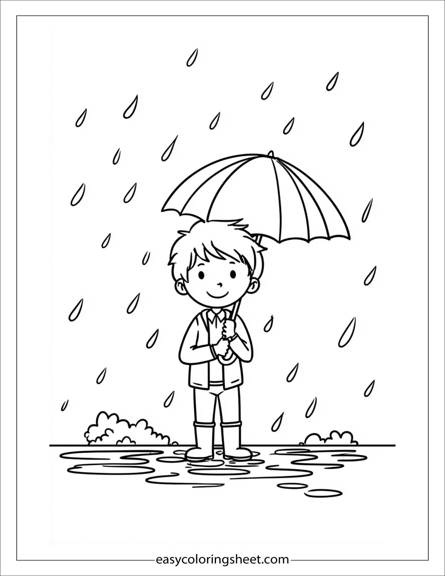 september rainy school day